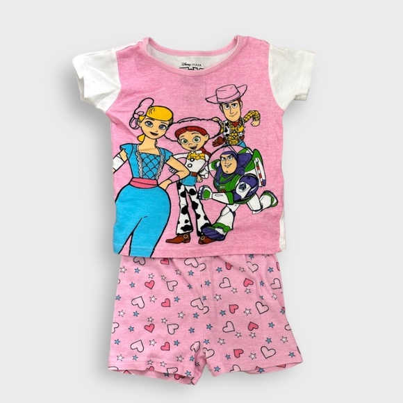 Toy Story Friends Jessie Woody Cotton PJ Pajama Set 5T - Picture 1 of 2